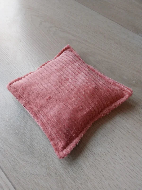 Roze zachte rib pittenzakje speelgoed - Pit and play