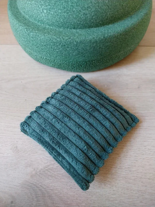 Donker groen pittenzakje Stapelstein - Pit and play