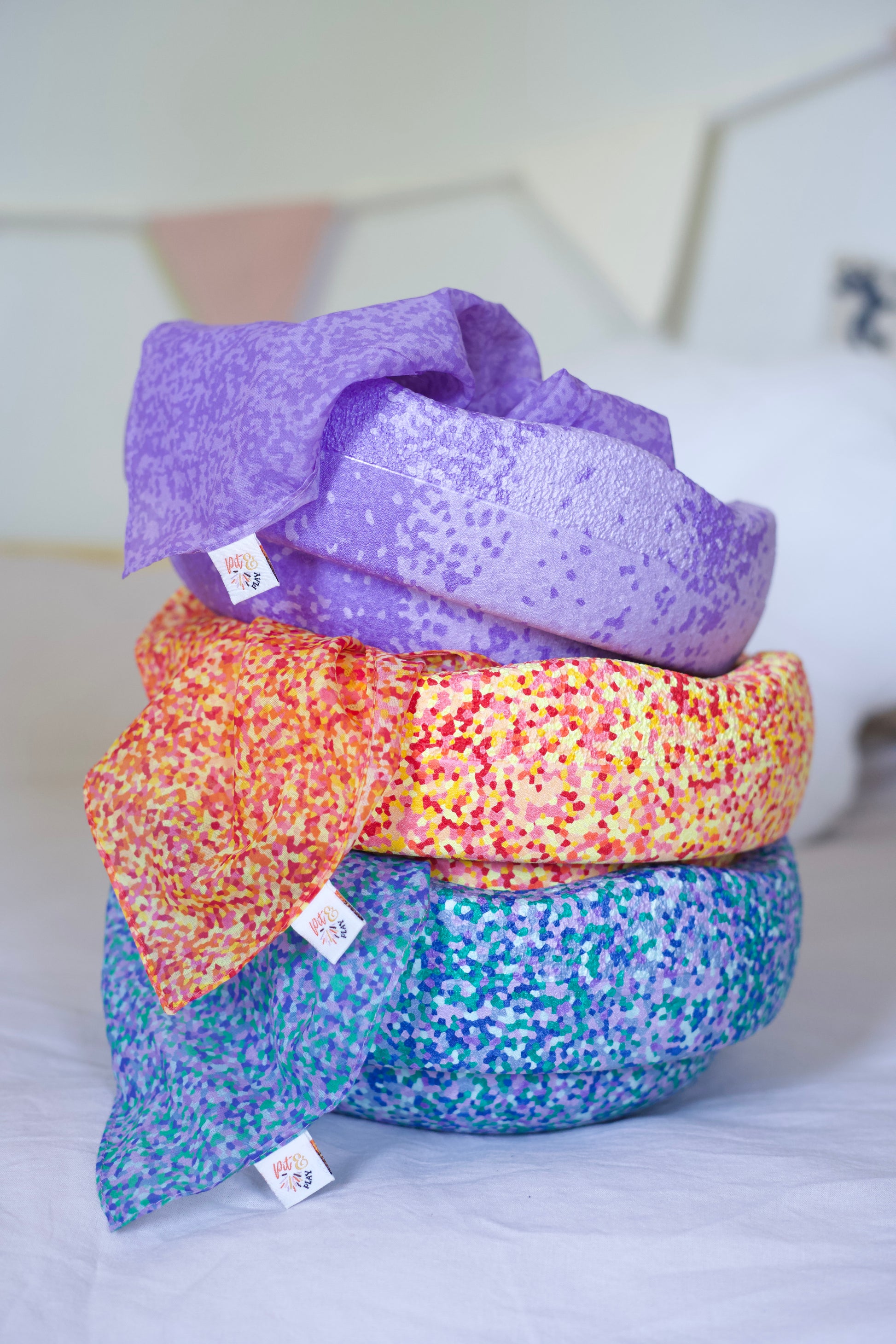 Confetti Speeldoeken - super confetti, confetti, super cool, super warm, fusion en Bloom - Pit and play