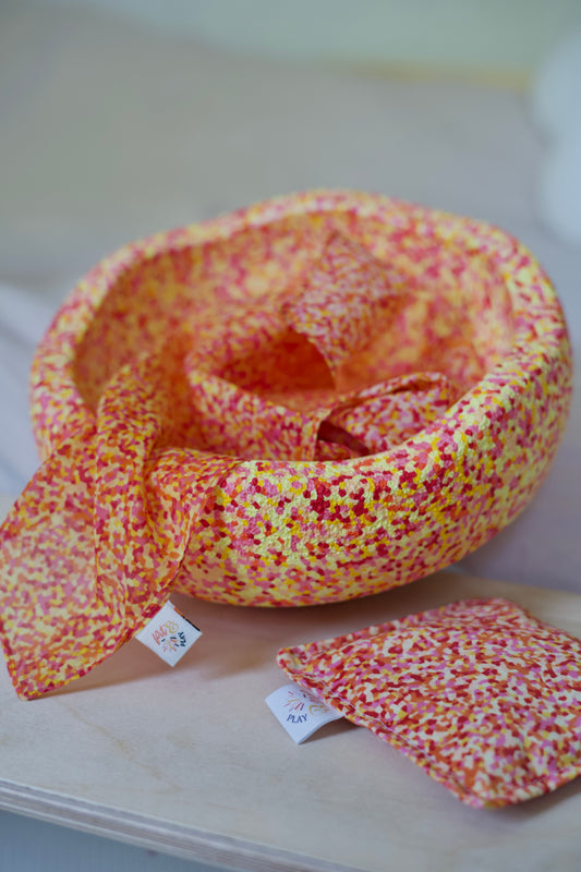 Super warm Pittenzakje en speeldoek pakket - Pit and play