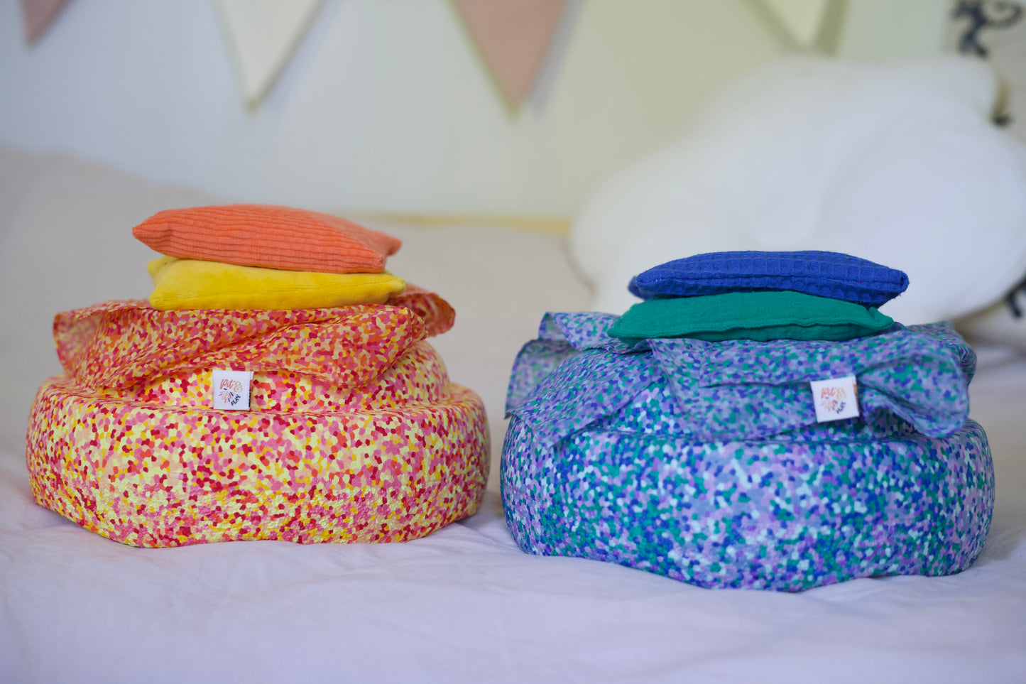 2 pittenzakjes en speeldoek pakket - winter