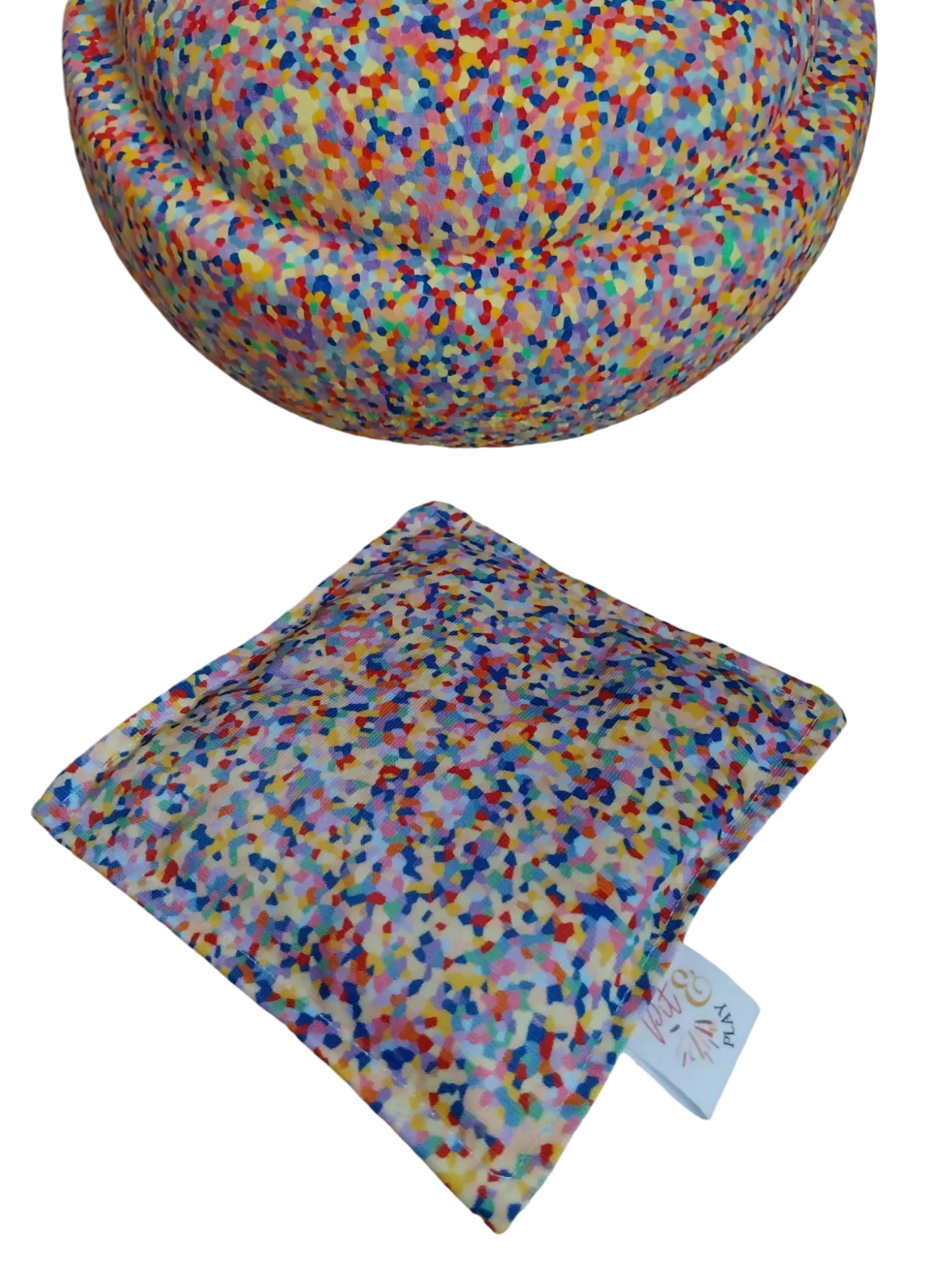Super confetti Stapelstein pittenzakje - Pit and play