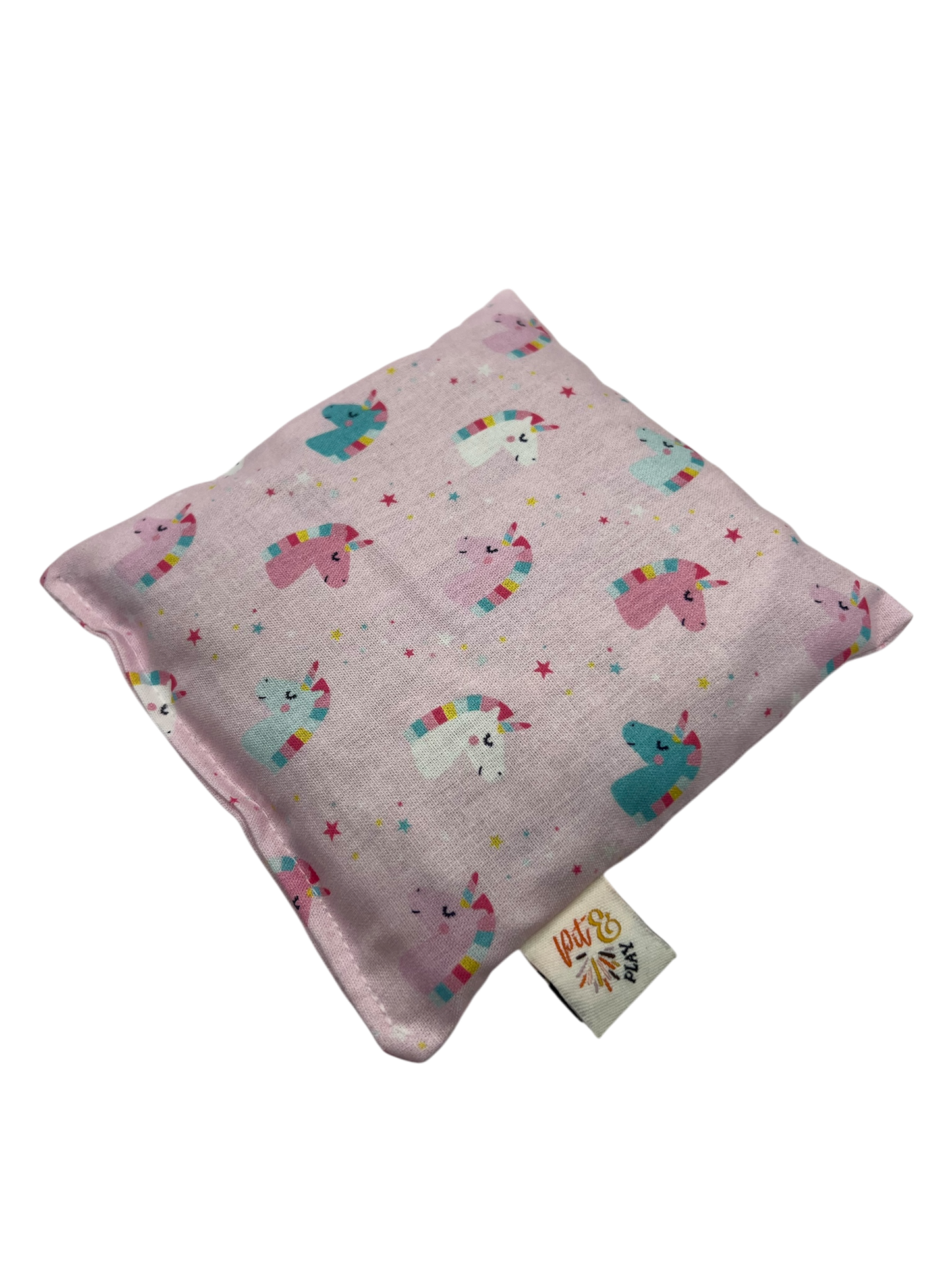 Roze unicorn pittenzakje