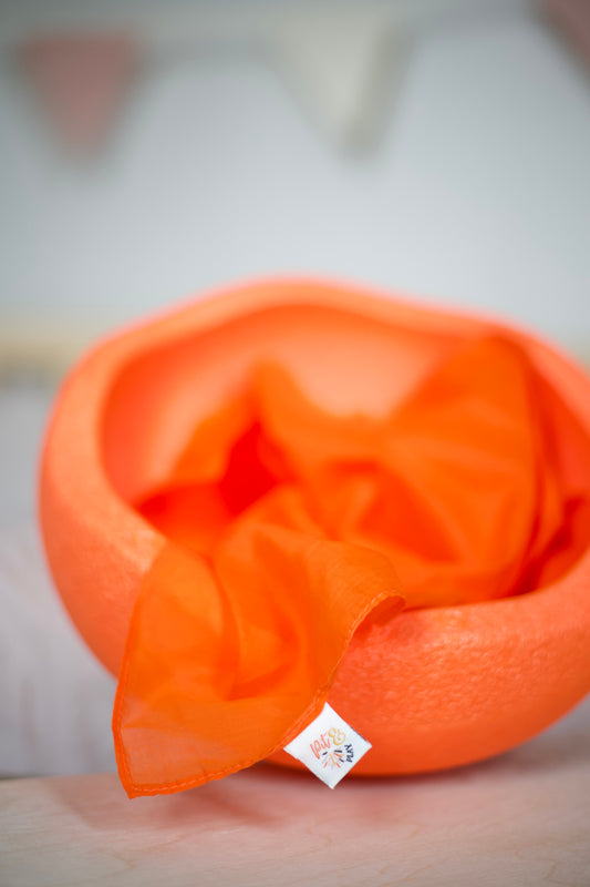 Speeldoek Oranje Regenboog - Large 75x75 - Speelkatoel - Pit and play