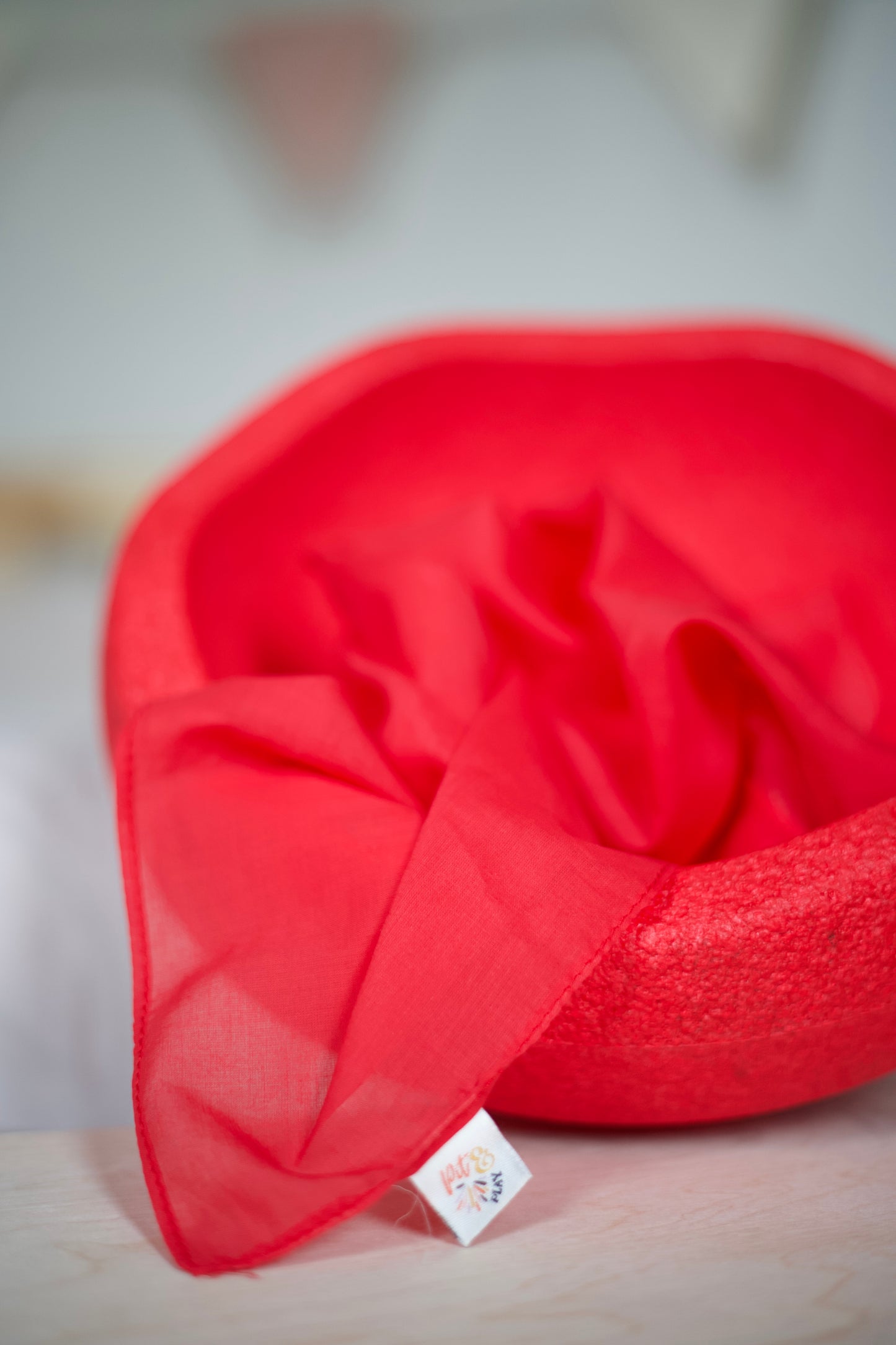 Stapelstein speeldoek rood