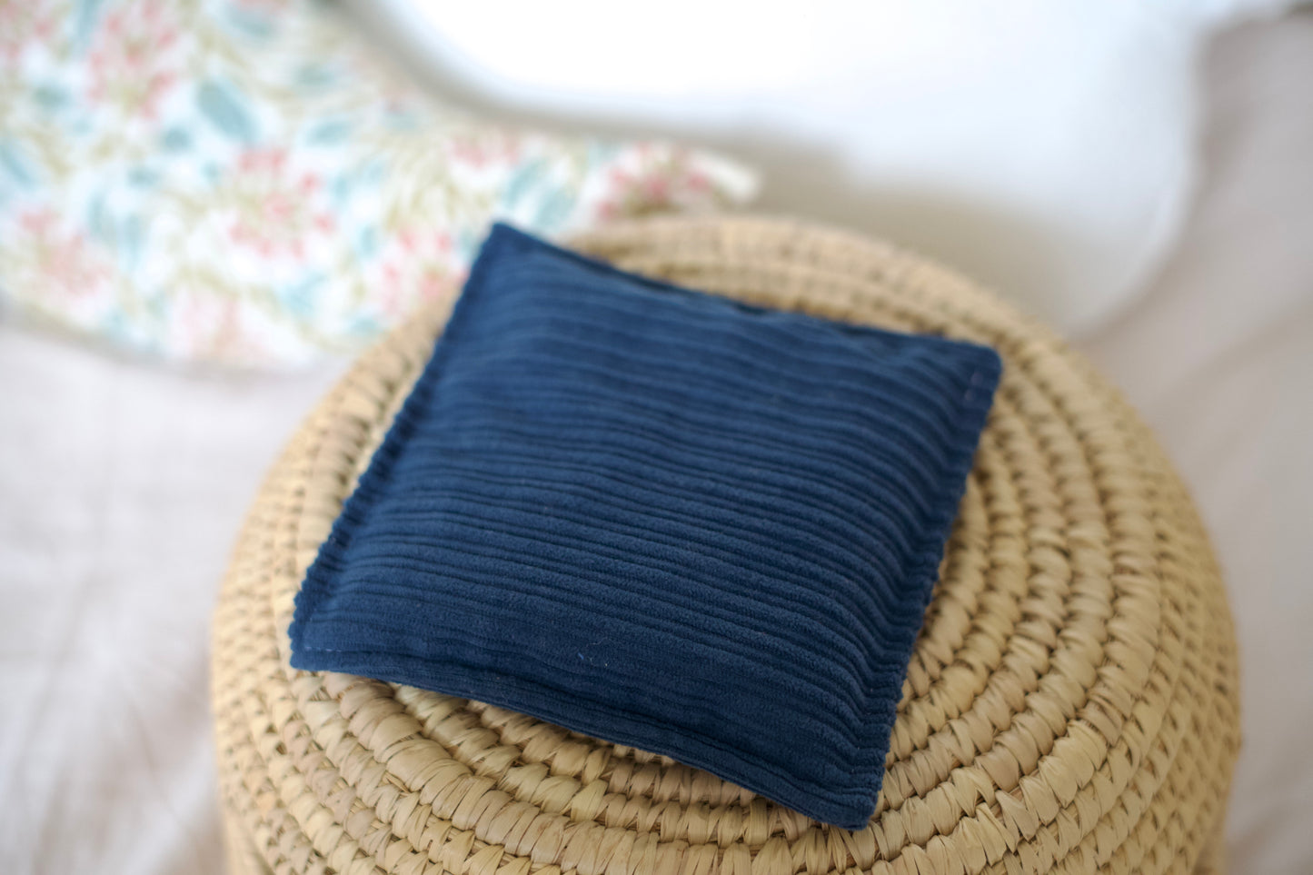 Donker blauw pittenzakje Stapelstein