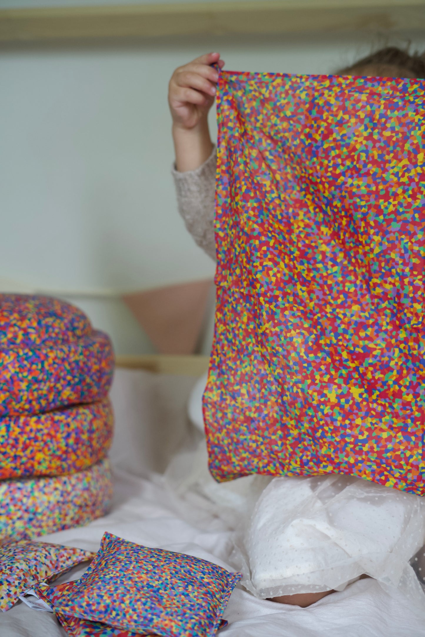 Stapelstein playsilk confetti