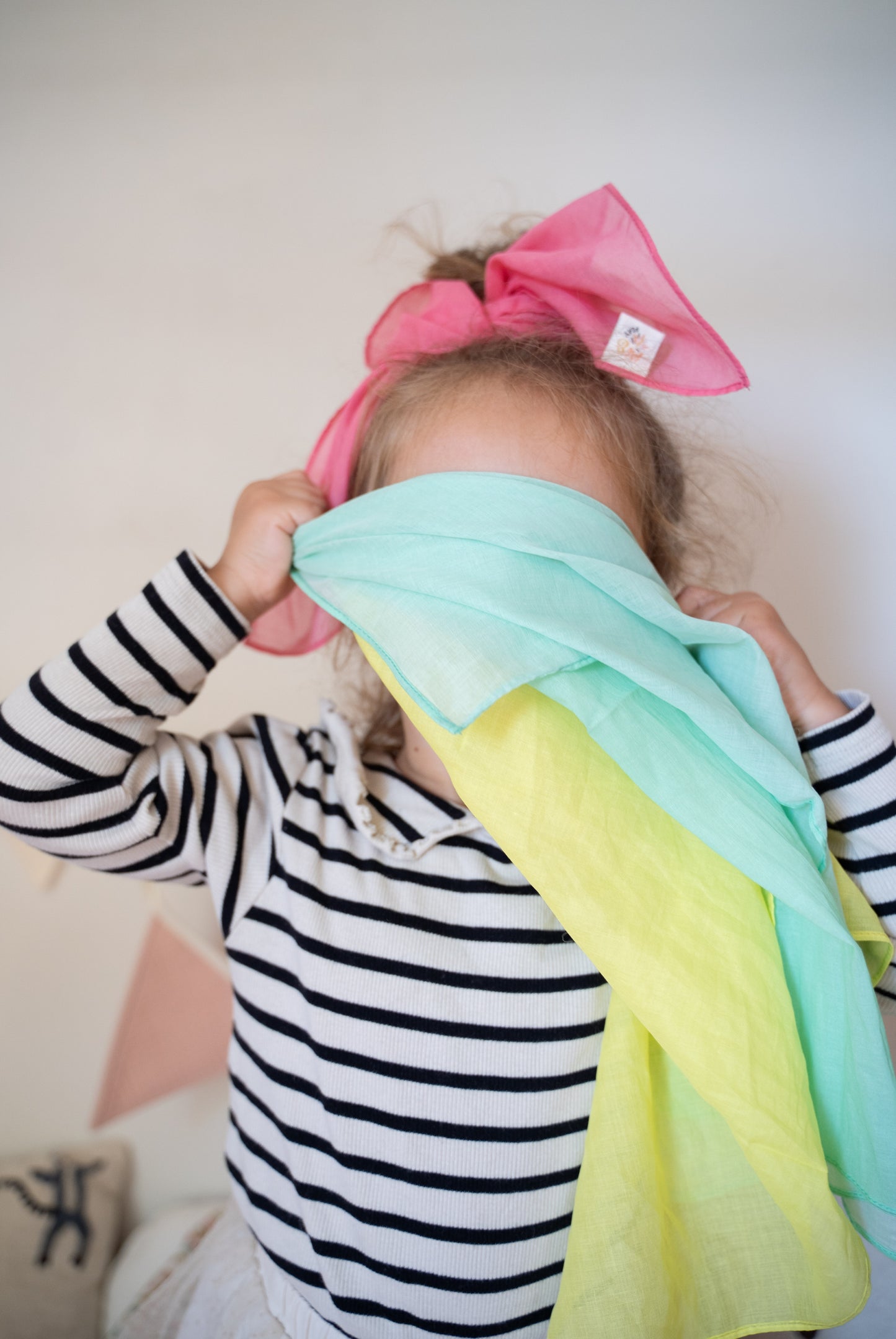 Speeldoek fel groen - Medium 48x48cm - Playcotton