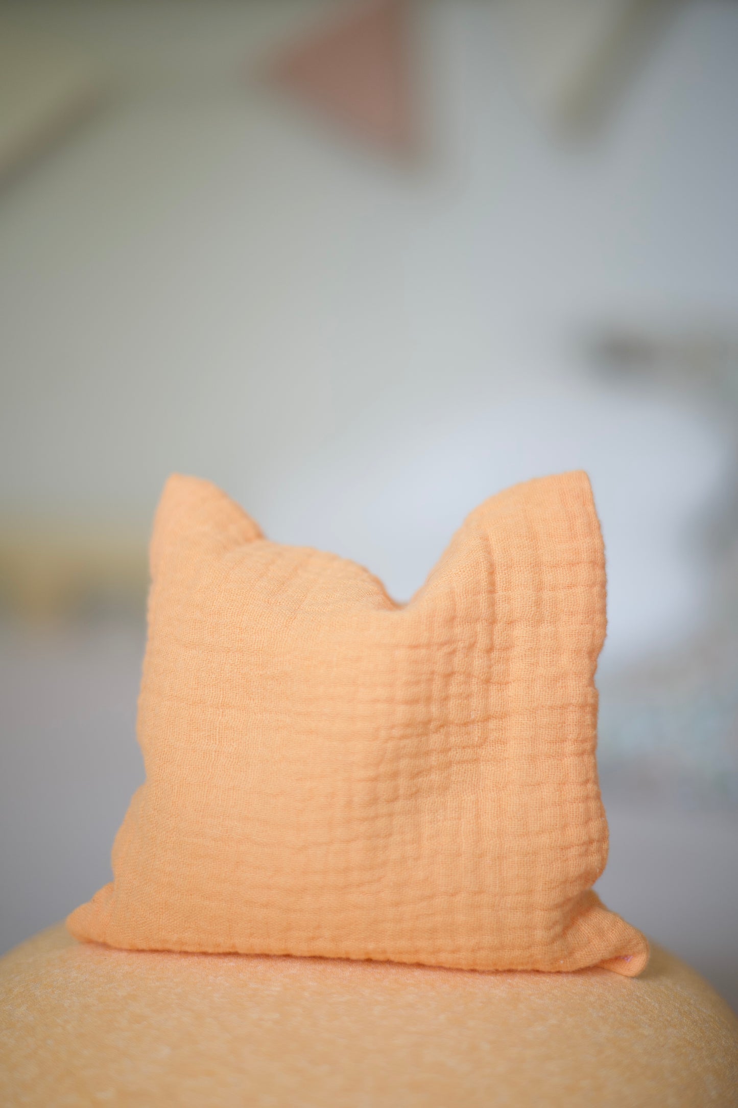 Pastel Oranje Pittenzakje Stapelstein speelgoed