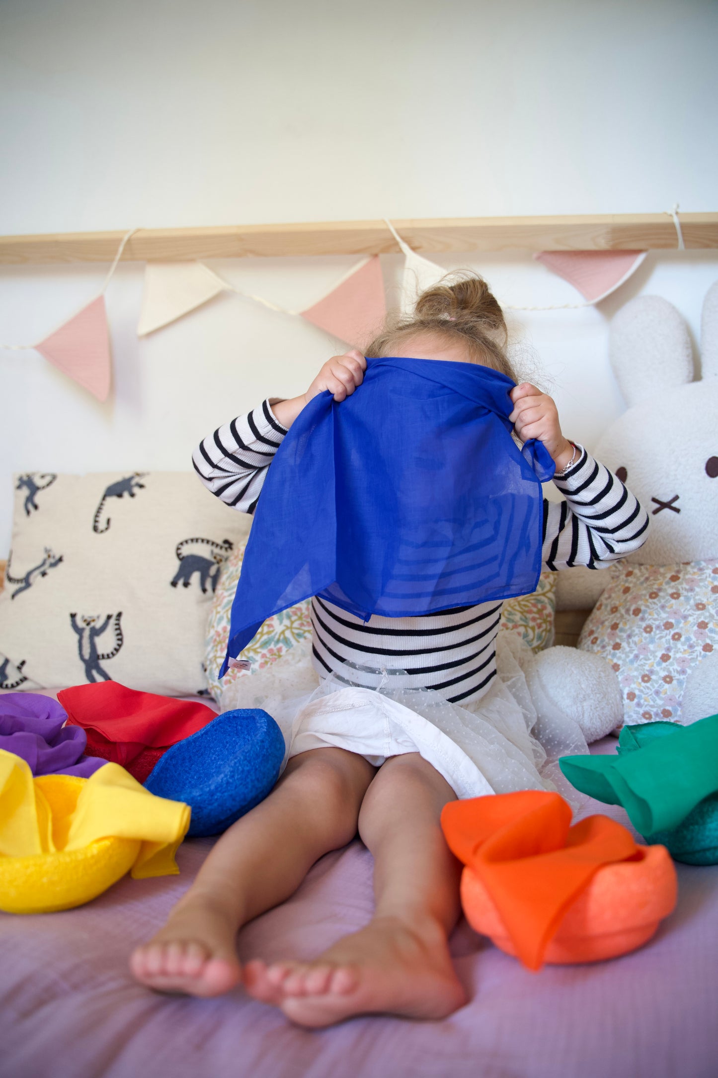 Speeldoeken regenboog set - Large - 6 stuks
