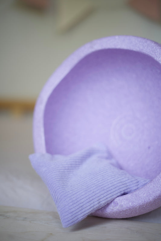 Lila pitenzakje Stapelstein - Pit and play