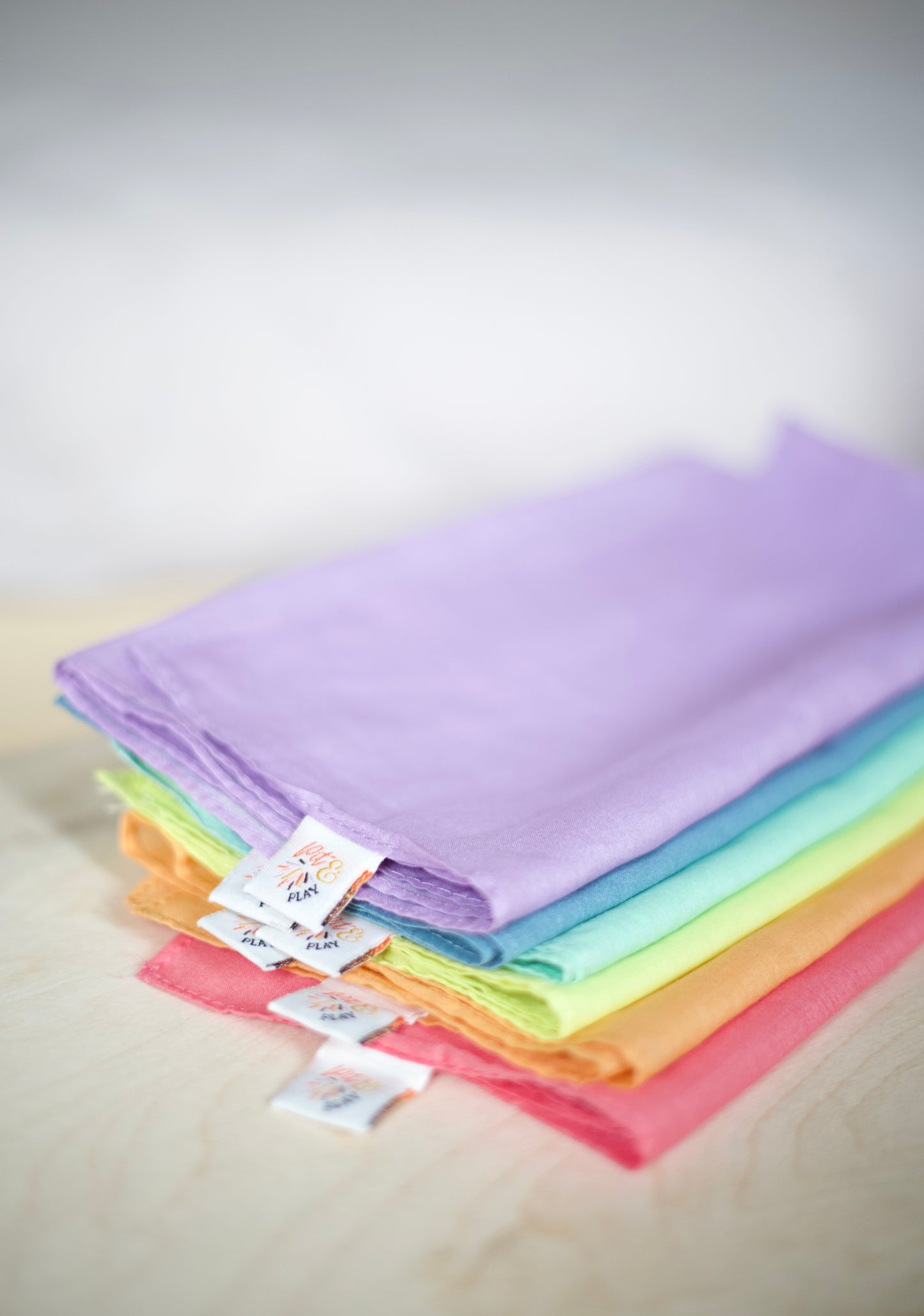 Speeldoek paars lila Pastel - Medium 48x48cm - Playcotton