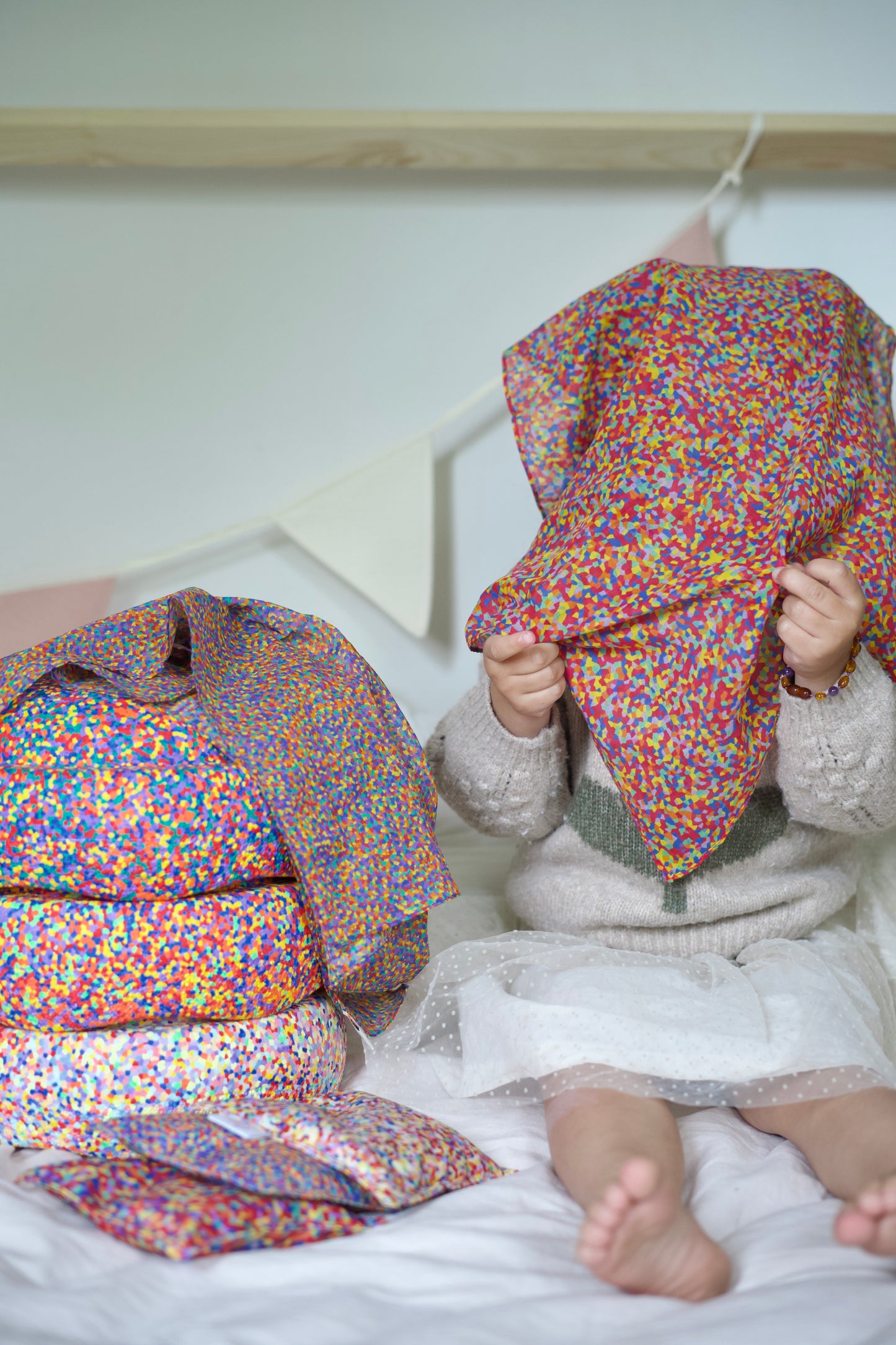 Speeldoek Super confetti - Medium 48x48cm - Playcotton