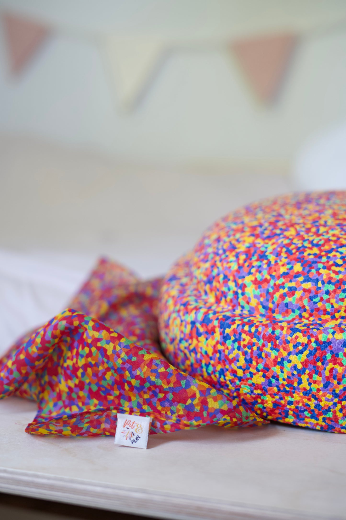 Speeldoek confetti - Medium 48x48cm - Playcotton