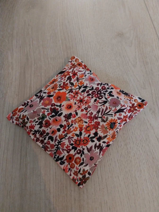Vrolijk bloemenprint pittenzakje speelgoed