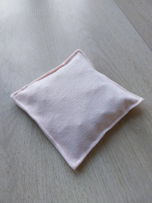 Licht roze rib pittenzakje speelgoed