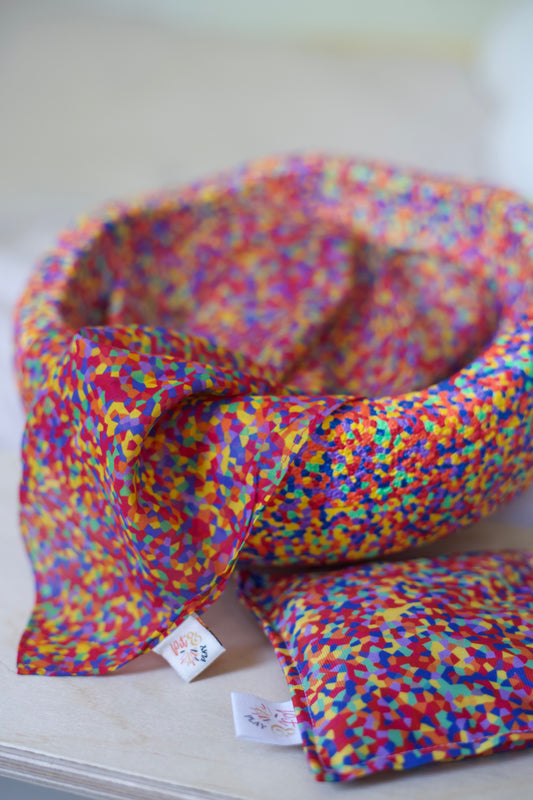 Confetti Pittenzakje en speeldoek pakket - Pit and play