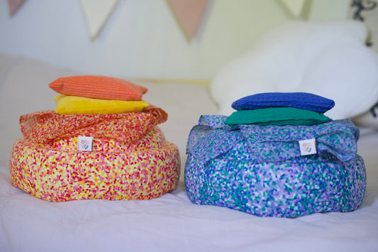 2 pittenzakjes en speeldoek pakket - winter
