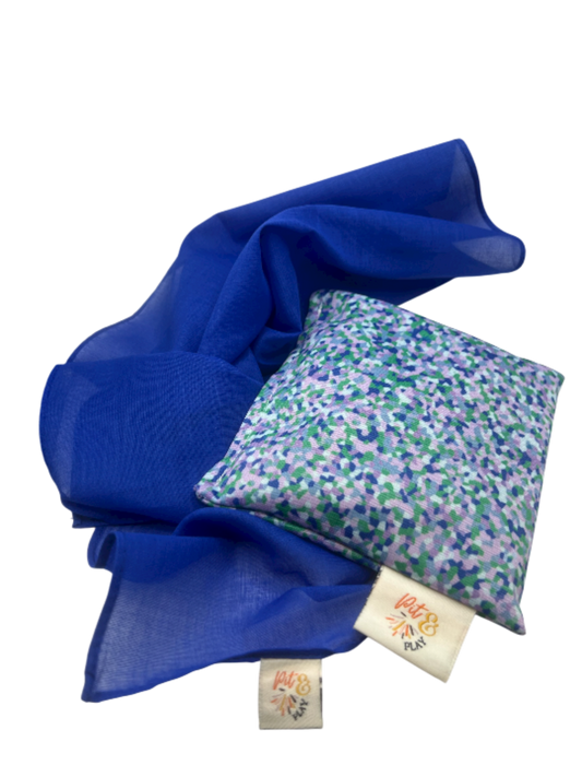 Super cool pittenzakje en blauwe playcotton