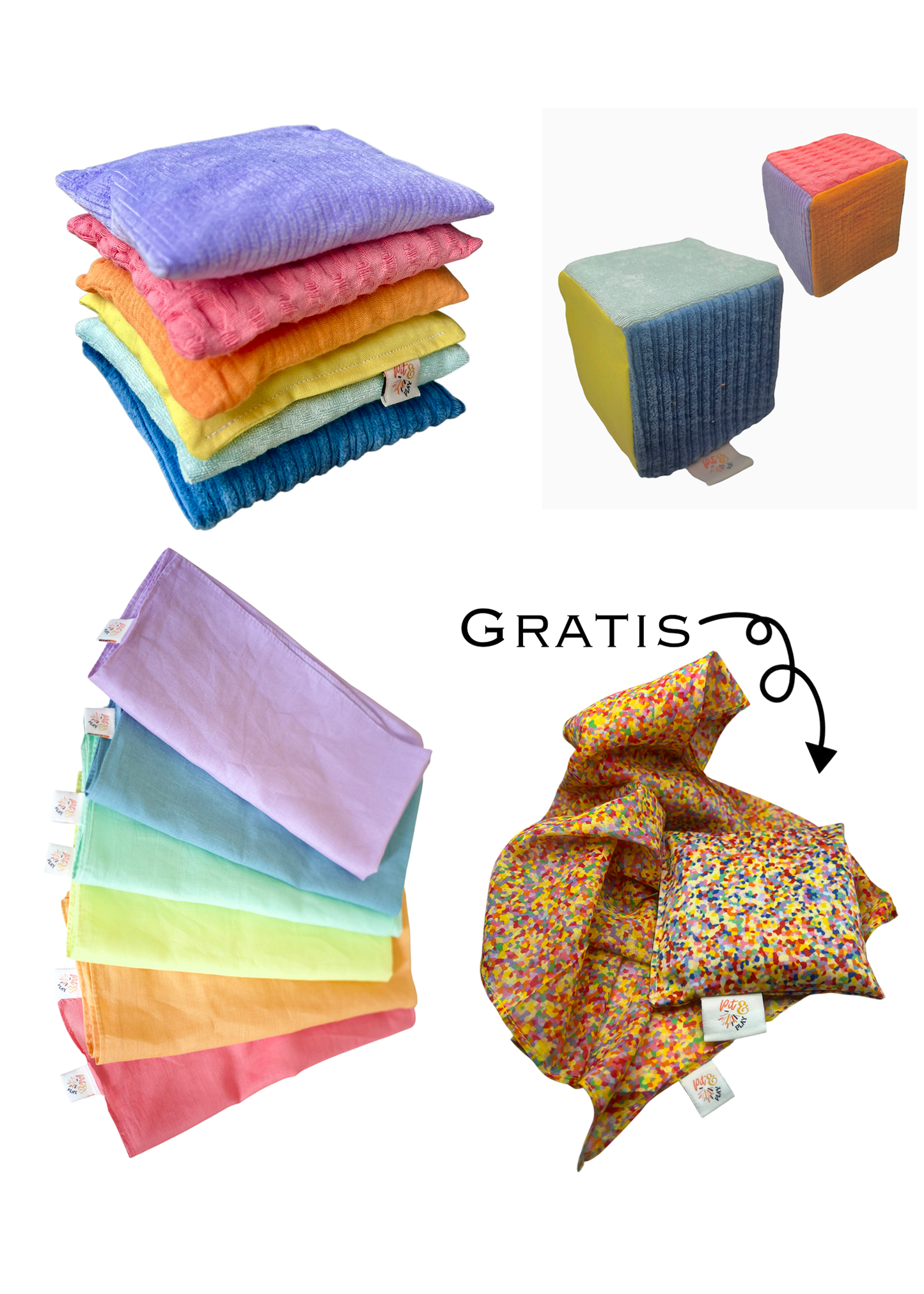 Pastel speelgoed cadeau pakket XXL