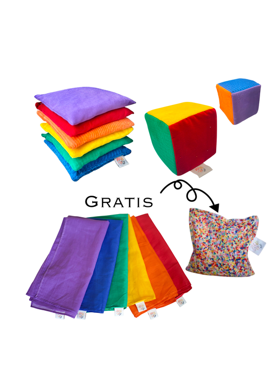 Regenboog speelgoed cadeau pakket XL