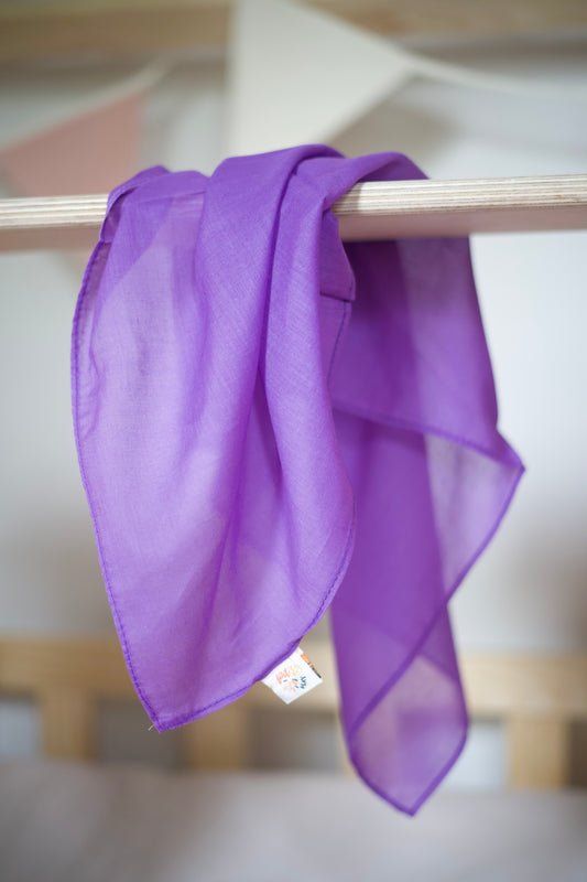 Speeldoek stapelstein paars playcloth