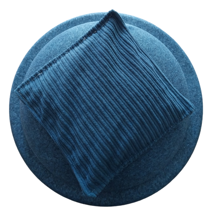 Donker blauw pittenzakje Stapelstein