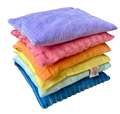 Pastel sensorische pittenzakjes Stapelstein