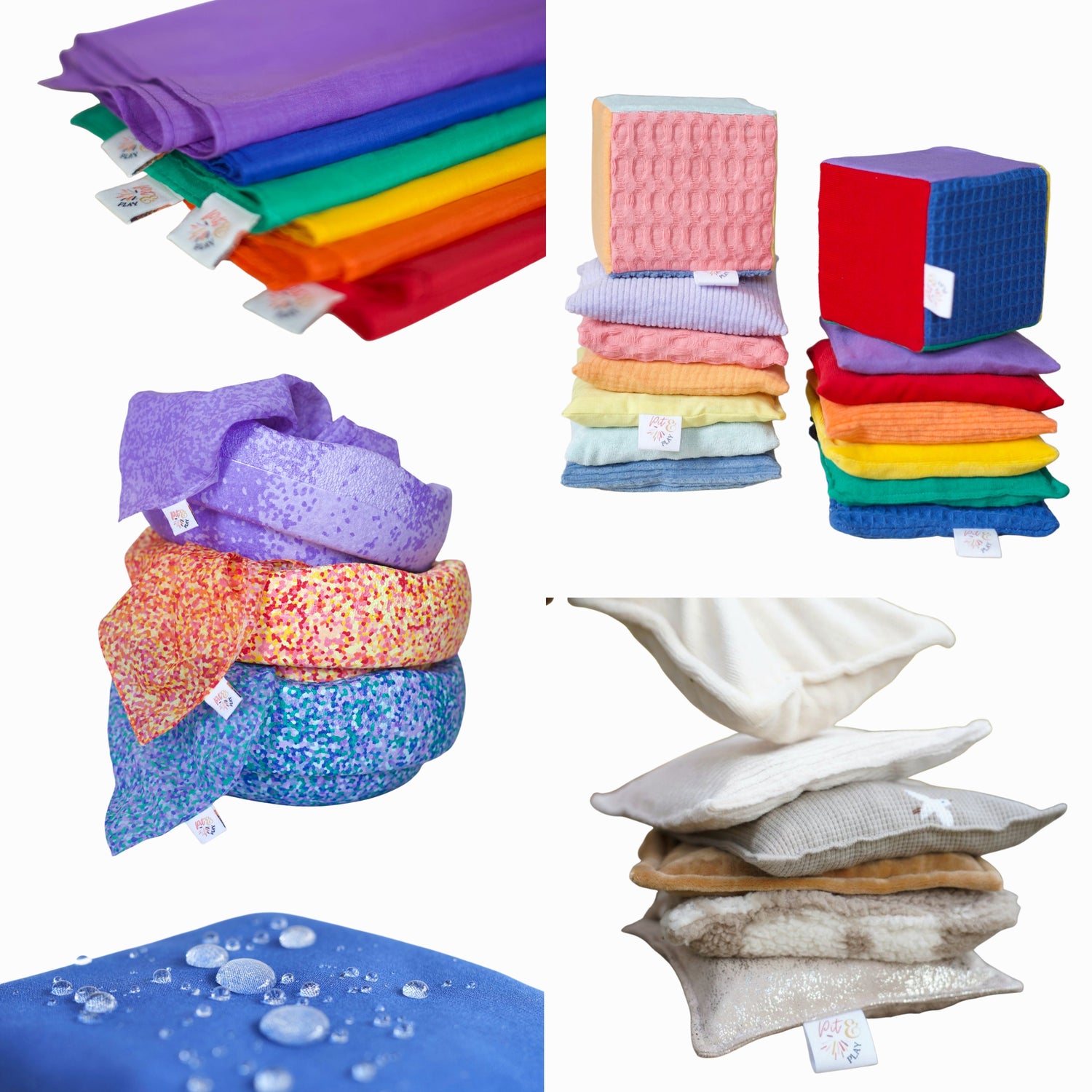 Pittenzakjes speeldoeken pit and play