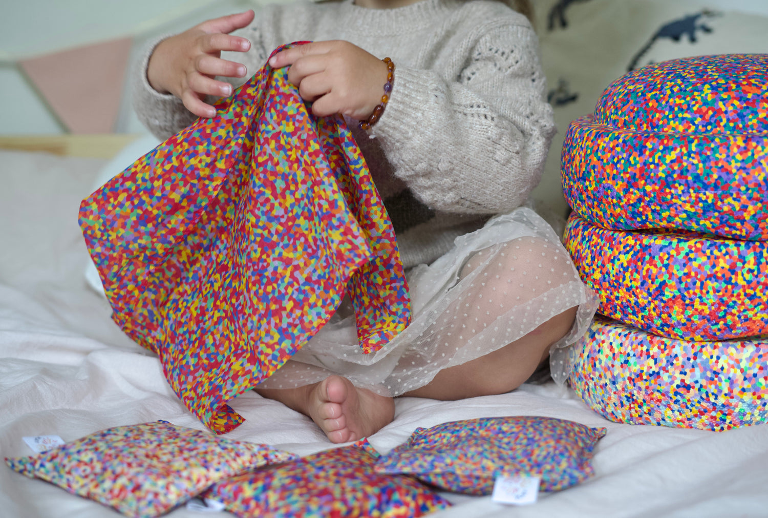 Confetti Katoenen speeldoek B2B - Pit and play