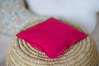 Fel roze pittenzakje Stapelstein
