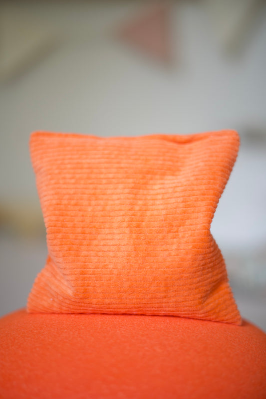 Oranje pittenzakje Stapelstein speelgoed