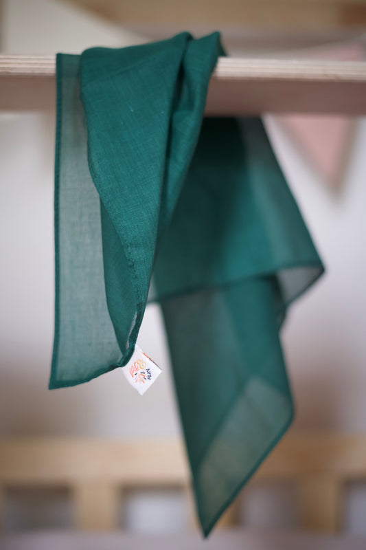 Speeldoek donker groen - Large 75x75cm - Playcotton
