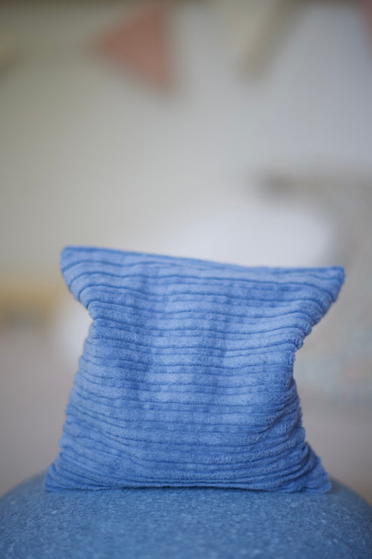 Pastel blauw pittenzakje Stapelstein