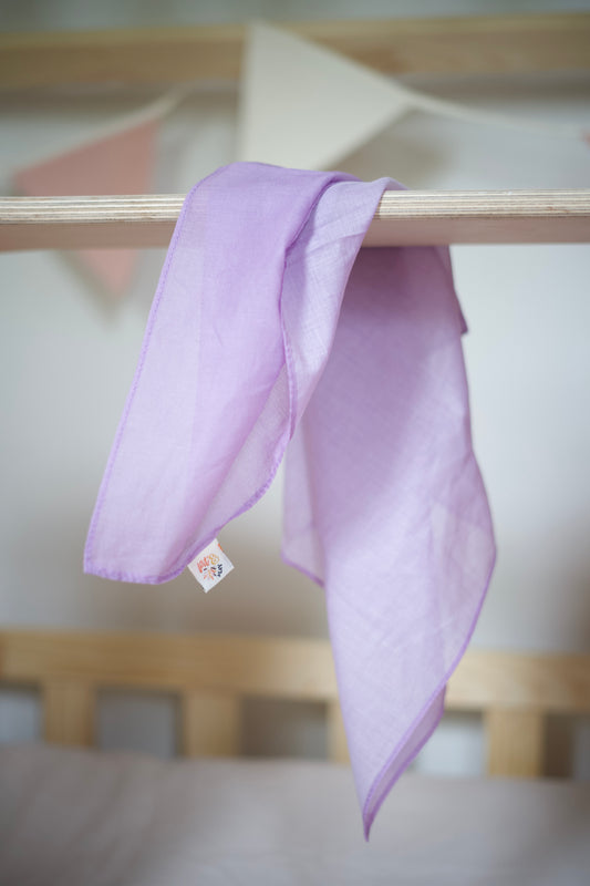 Speeldoek paars lila Pastel - Medium 48x48cm - Playcotton
