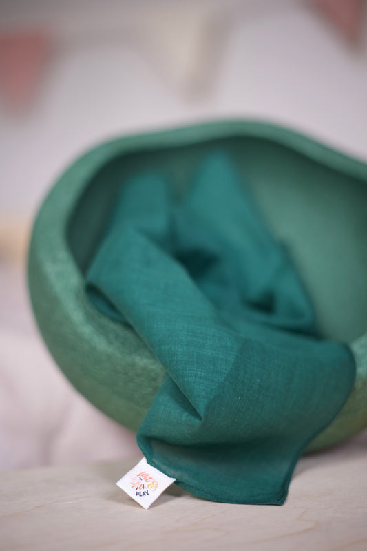 Speeldoek donker groen - Large 75x75cm - Playcotton