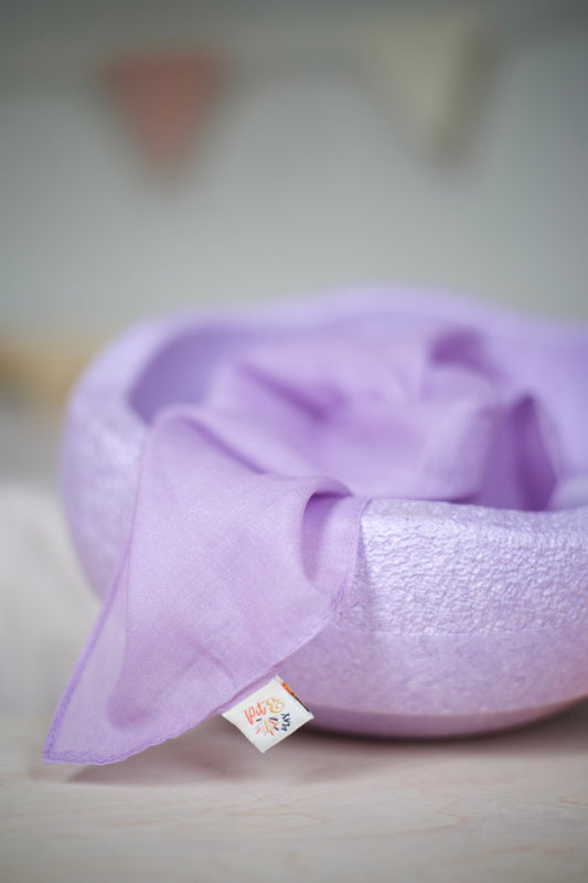 Speeldoek paars lila Pastel - Medium 48x48cm - Playcotton
