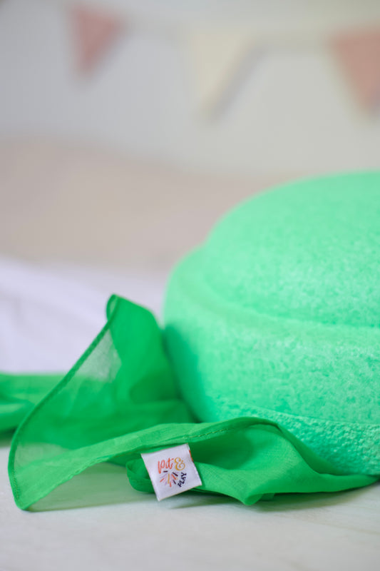 Speeldoek fel groen - Medium 48x48cm - Playcotton